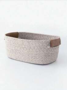 1 Stück Stoffaufbewahrungskorb zum Organisieren von Spielsachen und Bettwäsche in Babyzimmern und Geschäften, Küstenstil Seerosen-Rattan Aufbewahrungskorb, Boho-Stil Aufbewahrungskorb, natürliche gemischte Pflanzkübel für Strandhaus Dekoration