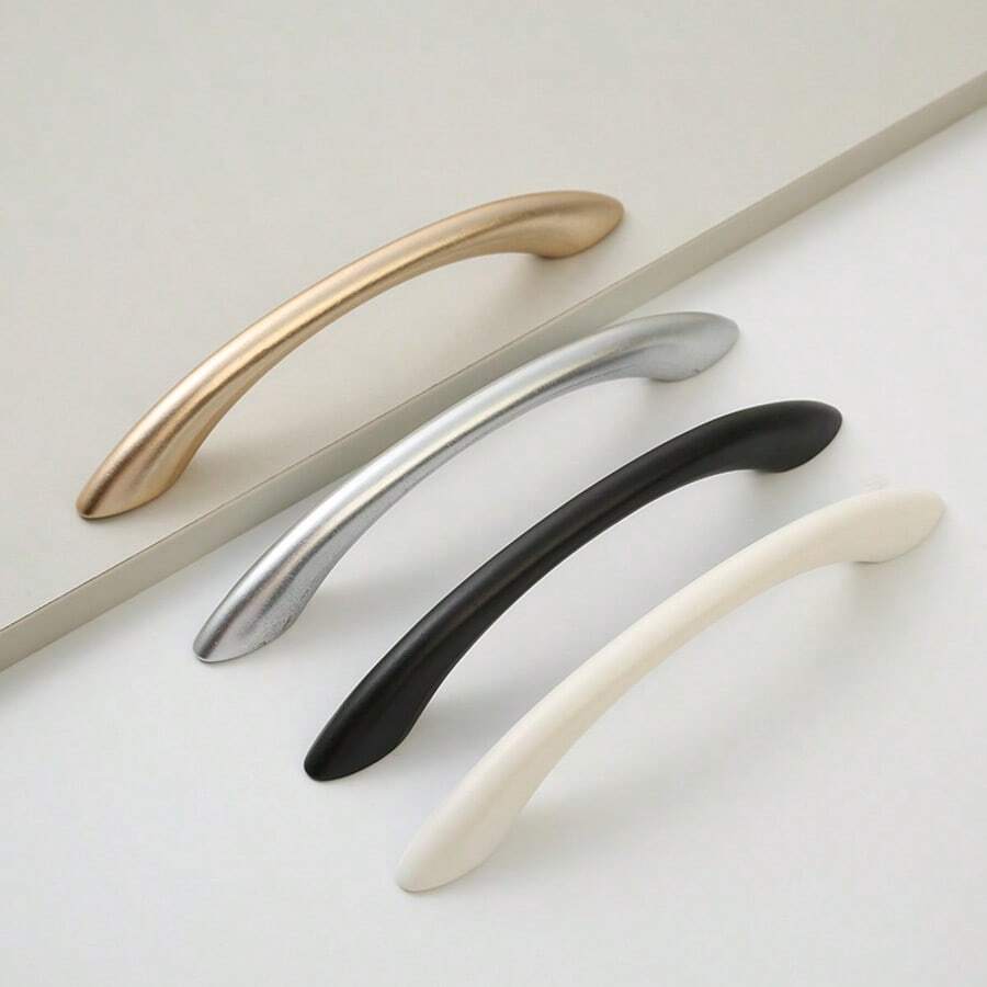 橱柜拉手 (127mm) 单孔中心橱柜五金 橱柜浴室抽屉拉手 梳妆台拉手