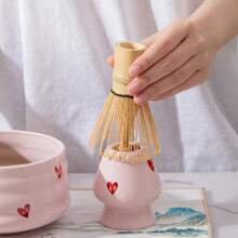 1 pièce Fouet à matcha en bambou artisanal, Chasen traditionnel japonais, fouet en bambou pour la préparation de thé cérémonial, accessoire d'outil de mélange de thé matcha