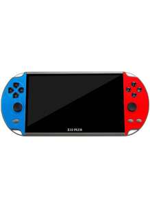 1pc Handheld Game Console, New PSP Fighting Arcade 7-Inch HD Large Screen Built-In 10,000 Retro Classic Games 10 Emulators, Portable Old-Fashioned Russian Game Cube Machine, Multi-Function Game Handle Supports TV Projection/Music/Video/Picture/E-Book/Recording/Archive, Creative Birthday Gift For Boyfriend, Husband And Brother