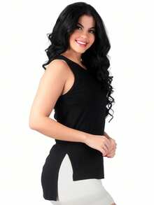 Work Fitness Kit 2 Women's Fitness Tank Top Long Butt Cover - tầm gửi - Xem 7