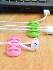 Selbstklebende Kabelclips - Maus-Kabel, Kopfhörer-Kabel-Organizer, 5-Schlitz Kabelclips