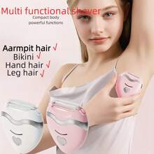Electric Shaver For Women, Rechargeable Lithium Battery, USB Charging, Suitable For Full Body Hair Removal, Perfect Holiday Gift, Portable
