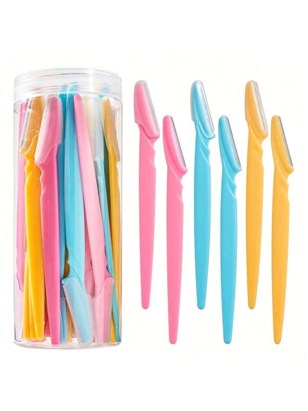 Razor, 3/6/12 Pcs  Ladies And Men Facial Razor, Multi-Purpose Eyebrow Razor, Facial Razor,Color Random,Used For Shaping And Trimming Eyebrows, Exfoliating And Exfoliating Tools, Bikini Area, Razor, Precision Exfoliating Tool Eyebrow Clippers