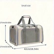 Sac de transport pour animaux de compagnie pour chats, boîte de transport pour chats pour les visites vétérinaires et les sorties, sac fourre-tout portable pour animaux de compagnie pour chiens