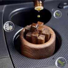 Wood Essential Oil Diffuser, Vintage Car Vents/Home Decor Fragrance Diffuser, Maplewood & Walnut
