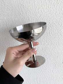 1 pieza Plato de postre, Tazón de verduras, Taza de helado de acero inoxidable, Bandeja de servir, Tazón de fruta, Taza de pudín de té de la tarde, Platos lindos, Bandejas, Tazón de taza alta, Platos lindos Candelabro, Útiles escolares