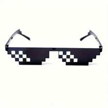 1/5/10pcs Pixel Art Glasses Party Gifts - PVC Mosaic Glasses For All Kinds Of Festive, Photo Props, Strange Gadgets, Non-Electric, Fun Aesthetic Accessories For Parties And Events