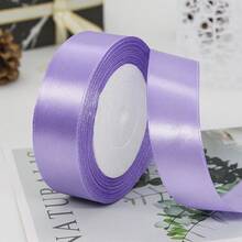 1pc 25 Yards X 2.5cm Wide Colorful Satin Ribbon Gift Wrapping Ribbon, Wedding Decorating, Baking Supplies - Multicolor - View 17