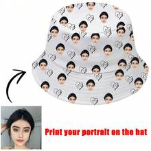 1pc Customizable Bucket Hat, Handmade Bucket Hat With Printable Patterns And Portraits,School Supplies,Back To School,School Gift,For Office,For School,For Classroom,For Teacher Gifts,For University,For Colleague,For Dorm Rooms,For Teacher,For Boys And Girls,For Teenagers,Junior High School Students,Middle School Students,High School Senior High School Students,College Students,University Students,Freshman,Sophomore,Underclassmen - Multicolor - View 11
