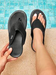 Women's Flip Flop - Black - View 4