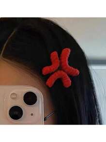 Angry Dragonfly Design Gripper Hair Clips, Creative & Funny Duck Mouth Hair Accessories, Hair Clips For Side Hair