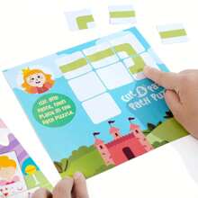 Scissor Skill Activity Book - Food, Princess Cartoon DIY Collage Puzzle, 20 Pcs Fun Paper Cutting For 3-6 Years Old, Creative Handcraft Gift For Boys And Girls, Preschool Paper Cutting, Develop Hands-On Ability (Princess Style, New And Old Cover May Vary But Content Is The Same)