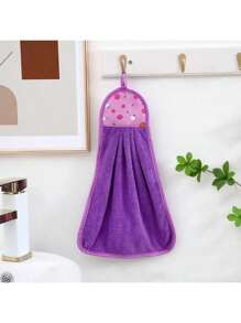 Soft Hand Towel Dishcloths Hanging Cloth Kitchen Accessories Coral Velvet Bathroom Supplies Microfiber