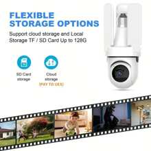 Telecamera di sicurezza senza fili, telecamera a forma di lampadina, senza fili 2,4 GHz 2K HD, sensore di luce LED, visione notturna a infrarossi, audio bidirezionale, rilevamento del movimento, telecamera di sicurezza per il monitoraggio domestico