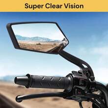 1pc 360° Adjustable Bicycle Rearview Mirror, Suitable For Bicycles, Electric Bikes, Skateboards And Snow Bikes