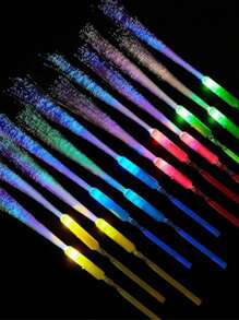 36cm LED Fiber Optic Rod With 3 Lighting Modes, LED Light Rod, Fireworks Rod, Fiber Optic Lights For Weddings, New Year's Day Birthdays, Carnival Parties