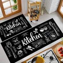 1 pieza Alfombra suave de cocina, Felpudo lavable antideslizante, Alfombra camino, Felpudo, Juego de alfombrillas de baño, sala de estar, lavandería, Alfombra de área, Decorativa apta para cocina, sala de estar, entrada, balcón, decoración del hogar, anti-suciedad, cafetería, bar, fiesta, regalo festivo, Alfombra de piso de dormitorio, Alfombra de baño, Decoración de habitación, Decoración de cocina, Diseño de reno en marco azul y blanco a rayas de fondo colorido