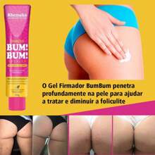 Kit 3 Gel Firmador De Bumbum Barriga Coxas E Abdômen Rhenuks