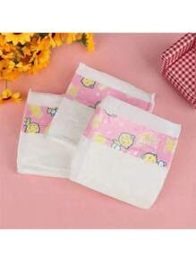 3/5/10/15pcs Baby Doll Diapers Reborn Doll Diaper Refill Pack For 18-24 Inch Newborn Doll Accessories Underwear, Suitable For 6 Years Old And Above, Doll Not Included