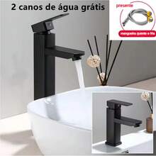 Torneira banheiro lavabo luxo 1/2 Cozinha torneira lavatório banheiro de luxo liga preta banhado