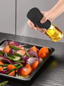 1 Pezzo Bottiglia spray per olio, Spruzzatore di olio d'oliva per la cucina, Bottiglia spray per olio da cucina in plastica a pressione, adatta per uso domestico e ristoranti