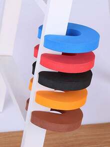 1/3/5Pcs Door Jam Guard & Door Stopper. Door Cushion, Door Buddy, Finger Pinch Guard Device, Anti-Slam Door Stopper, Finger Protector - Finger Protector, Keeps Door Open Gifts Birthday Graduation - Black - View 4