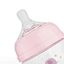 Mamadeira Easy Flow Mamadeira Anticólica Bico de Silicone Ultrasoft 120ml-270ml-330ml Buba | Elefante Rosa - Rosa Bebê - Visão 4