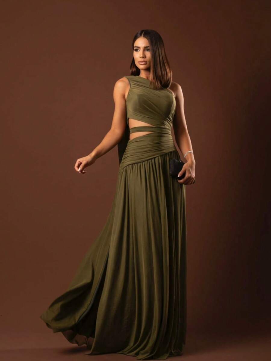 Elegant Vintage Shiny Wedding Birthday Party Baby Shower Baby Moon - 橄欖綠 - 查看 1