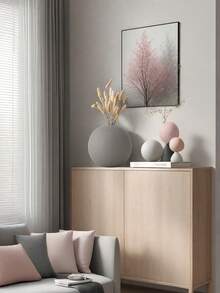 Um Vaso Esférico Dourado de Luxo Suave, Adequado para a Sala de Estar, Sala de Jantar, Escritório, Corredor...