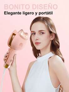 Rizador de huevo de 32 mm con forma de garra de gato, ondas de agua, calor rápido, rizador de pelo - Rosa - Ver 6