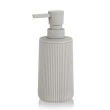 [Phthalate-Free] Soap Dispenser Phthalate-Free Plastic Ergonomic Pump Handle, Ribbed Texture Bathroom & Kitchen Use Modern Bathroom Accessories