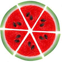 Yaomiao Fake Watermelon Simulation Watermelon Slices Artificial Fruit Slice Realistic Lifelike Fake Fruits Plastic Decor For Photography Props