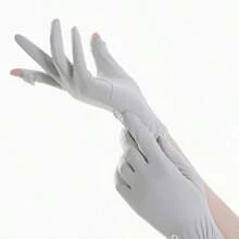 1 Pair Fingerless Driving Gloves, Non-Slip, UV Protection, Breathable Mesh, Suitable For Motorcycles, Bicycles And Outdoor Use In Summer