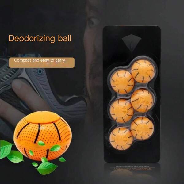 Black And Orange Essence Ball, Deodorization Tool For Kitchen And Toilet, Household Shoe Cabinet, Deodorization Essence Ball For Toilet