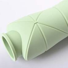 In Stock Silicone Collapsible Portable Water Bottle, Outdoor Sports Water Cup, Creative Gift Straw Cup