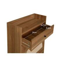 Shoe Cabinets - Walnut + Particle Board - View 6