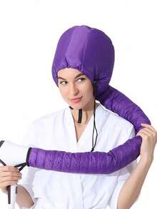 Safety Portable Hair Dryer Bonnet Attachment For Hair Styling - Multicolor - View 12