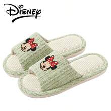 Disney Mickey Mouse Bathroom Slippers, Quick-Drying Anti-Slip Shower Sandals, Hollow-Out Indoor Home Slippers For Women