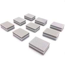 [2/5/10 pezzi] Lime per unghie in spugna, buffer per unghie in spugna da 100/180 grana, blocchi per unghie in schiuma EVA, lucidanti e modellanti per unghie reversibili, strumenti colorati per la cura delle unghie