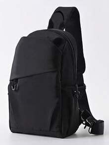 Nouveau sac poitrine pour hommes. Nouveau sac à dos multifonctionnel  de marque mode et imperméable pour hommes - Noir - Voir 6