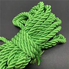 1 件 5 码 6 毫米 3 股伞绳 聚丙烯绳 适用于家居装饰配件 DIY 手工家纺装饰