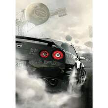 1 PIEZA Poster de pintura en lienzo de Necesidad de Velocidad, auto de rally de famosa en el mundo, arte vintage para decoración de salas de estar, dormitorios, comedores, con marco opcional, pósteres modernos, arte de pared, pinturas en lienzo - Multicolor - Ver 41