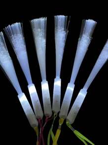 36cm LED Fiber Optic Rod With 3 Lighting Modes, LED Light Rod, Fireworks Rod, Fiber Optic Lights For Weddings, New Year's Day Birthdays, Carnival Parties