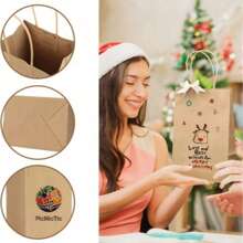20-Pack Heavy-Duty Brown Kraft Paper Bags | 100% Durable For Gift Packaging, Groceries, Retail & Party Favors | Perfect For Baking, Bubble Tea, Coffee Takeout & Catering | Bags For Boutiques, Craft Stores & Food Businesses