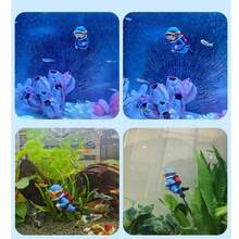 1 Stück Schwimmende Fischbehälter Dekoration, kleiner Taucher mit Schwimmkugelleine, kleine Fee mit Schwimmkugelleine, Mond kleines Tier mit Schwimmkugelleine, kreative Mini Dekoration für Fischbehälter Landschaftsgestaltung, Schildkröten Tank Schwimmend, Aquarium Dekoration, Aquarium Zubehör, Fischbehälter-Gefährten geeignet für alle Arten von Fischbehältern und Schwimmbädern, Heim & Leben / Heimdekoration / Wasserobjekte und Zubehör.