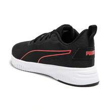 Puma Flyer Flex 针织透气网眼休闲男女跑步鞋，37628705 - 黑色-鮮紅色-彪馬白 - 查看 6