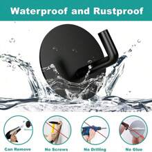 2pcs Strong Waterproof Bathroom Hook, Punch-Free And Traceless Load-Bearing Hook, Strong Adhesive Hook, Detachable, Waterproof, Rust-Proof, Suitable For Clothes, Hats, Tableware, Shoes, Accessories, Kitchen Utensils, Bags, Suitable For Kitchen, Bathroom, Living Room, Bedroom, Wall Hanging Multi-Function Hanging Storage Rack, Suitable For Family Room, Wall, Door, Cabinet