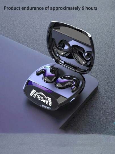 Fones de Ouvido Sem Fio Internos, Com Uso Indolor Enquanto Dorme de Lado, Escuta e Conversa à Prova de Ruído, Unissex