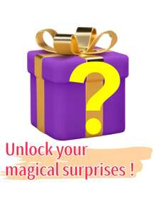 Surprise Mystery Box (Includes 5 Pcs Assorted Size Sticky Notes With Fluorescent Solid Colors, Cartoon Patterns, Various Animals, Hearts, Pentagram And Other Elements), School Supplies,Back To School